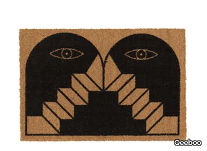 STAIRWAYS TO HELL - Rectangular coconut doormat _ Qeeboo