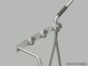 Q. 18 69 R - Wall-mounted stainless steel bathtub tap _ Quadrodesign