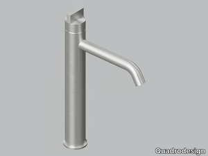 Q. 18 02 - Countertop stainless steel washbasin mixer _ Quadrodesign