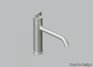 Q. 18 03 - Countertop stainless steel washbasin mixer _ Quadrodesign