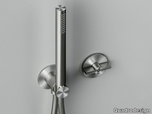 VALVOLA01 19 58 - Hydroprogressive mixer set for bath/shower with hand shower _ Quadrodesign