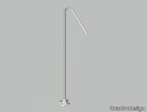 BV021 - Floor standing stainless steel spout _ Quadrodesign