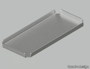 ECCETERA QA1901 - Countertop steel soap dish _ Quadrodesign