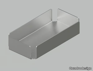 ECCETERA QA1902 - Countertop steel soap dish _ Quadrodesign