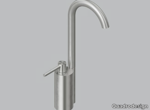 FFQT 21 02T - Countertop stainless steel washbasin mixer with adjustable spout _ Quadrodesign