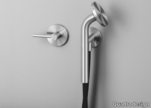 FFQT 21 58T - Hydroprogressive stainless steel shower mixer with hand shower _ Quadrodesign