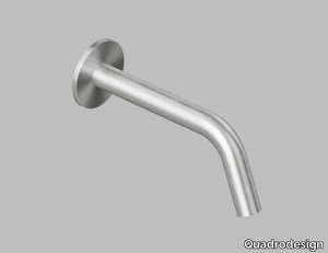 Q. BC028 - Wall-mounted stainless steel spout _ Quadrodesign