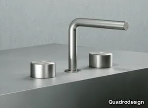 STEREO 16 31V - 3 hole countertop washbasin tap _ Quadrodesign