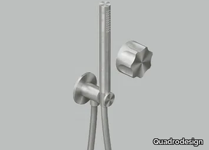 MODO 17 58 - Hydroprogressive stainless steel shower tap with hand shower _ Quadrodesign