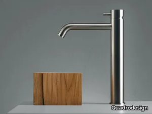 SOURCE 12 02 - Countertop stainless steel washbasin mixer _ Quadrodesign