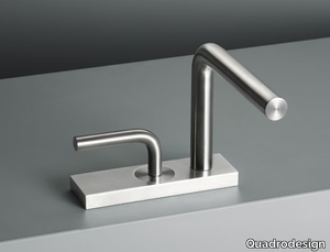 LEVO 14 01 - Countertop washbasin mixer _ Quadrodesign