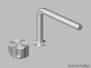 MODO 17 31T - Single handle stainless steel washbasin mixer _ Quadrodesign