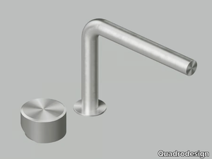 STEREO 16 31T - Countertop stainless steel washbasin mixer _ Quadrodesign