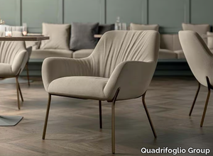 CITY DÉCO - Upholstered easy chair with armrests _ Quadrifoglio Group