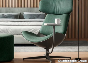 CLEOPAS - Swivel armchair with 4-spoke base _ Quadrifoglio Group