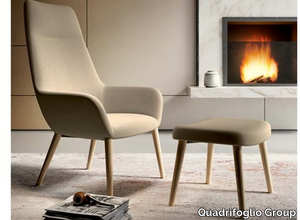 CITY LOUNGE - Armchair with armrests _ Quadrifoglio Group