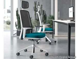 DIADE ROCK - Swivel office chair with castors _ Quadrifoglio Group