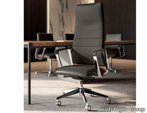 DIRECTA - Executive chair with castors _ Quadrifoglio Group