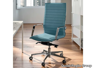 DIVA SOFT - Height-adjustable executive chair with castors _ Quadrifoglio Group