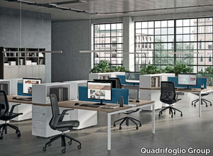 IDEA+ 01 - Sectional workstation desk _ Quadrifoglio Group