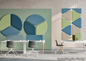 LIGHTSOUND - Hanging / Wall acoustic panel _ Quadrifoglio Group