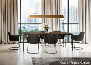 NINE - Rectangular table _ Quadrifoglio Group