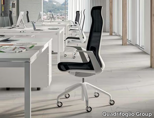 ODE - Swivel office chair with castors _ Quadrifoglio Group