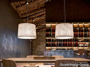 GRACE - Fabric pendant lamp _ Quadrifoglio Group