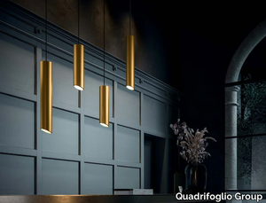 SLICE - LED aluminium pendant lamp _ Quadrifoglio Group