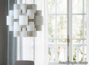 SUN - Fabric pendant lamp _ Quadrifoglio Group