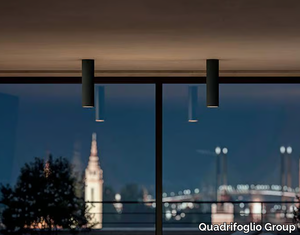 TUBE - LED aluminium ceiling lamp _ Quadrifoglio Group