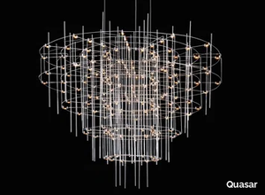 SPY - LED metal chandelier _ Quasar