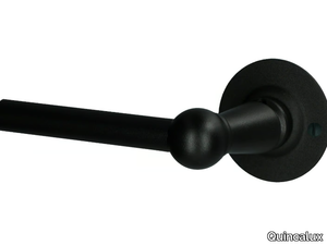 127-R0 - Aluminium door handle on rose _ Quincalux