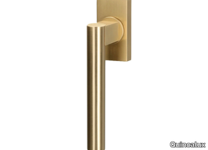 BERLIN - Brass window handle on rose _ Quincalux