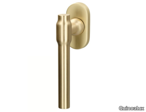 COPENHAGEN - Brass window handle on rose _ Quincalux