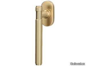 LAUSANNE - Brass window handle on rose _ Quincalux