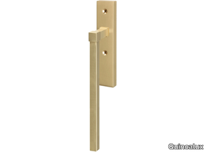 LUXEMBOURG - Brass window handle on back plate _ Quincalux