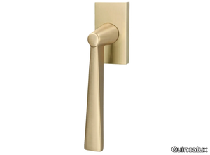 LUXOR - Brass window handle on rose _ Quincalux