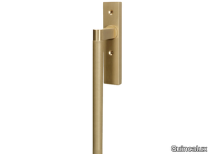 MONTREUX - Brass window handle on back plate _ Quincalux