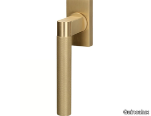 MONTREUX - Brass window handle on rose _ Quincalux