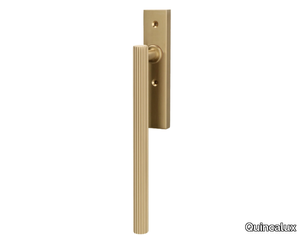 ROYAL - Brass window handle on back plate _ Quincalux