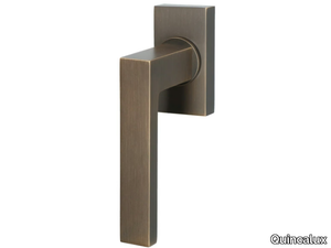 STOCKHOLM - Brass window handle on rose _ Quincalux