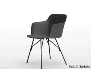 DEEP PLASTIC - Polypropylene chair with armrests _ Quinti Sedute