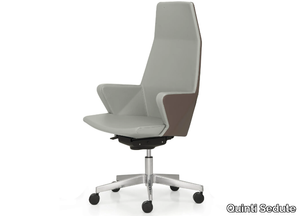 HYWAY - Height-adjustable executive chair with 5-spoke base with armrests _ Quinti Sedute