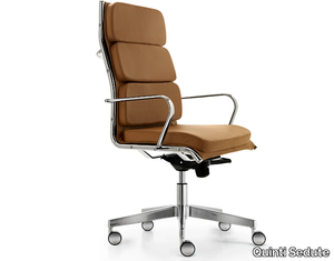 SEASON COMFORT - Height-adjustable executive chair with 5-spoke base with armrests _ Quinti Sedute