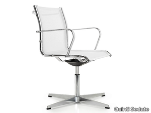 SEASON NET - Swivel mesh office chair with armrests _ Quinti Sedute