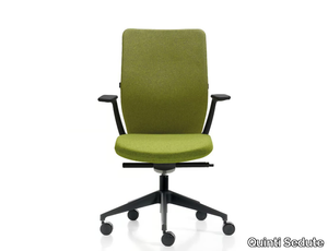 CHANCE SOFT - Swivel fabric office chair with 5-Spoke base _ Quinti Sedute