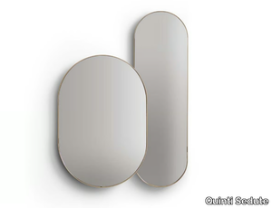 Wall-mounted mirror - Oval wall-mounted mirror _ Quinti Sedute