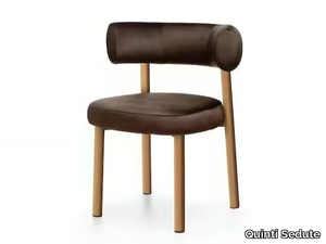 CRISTY - Upholstered fabric chair open back _ Quinti Sedute