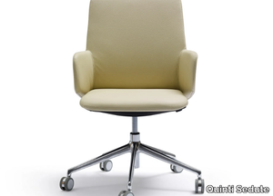 DEEP - Office chair with castors _ Quinti Sedute